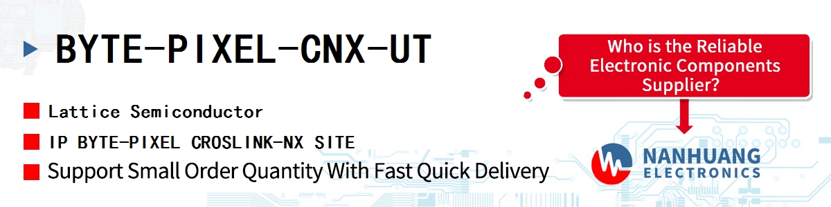 BYTE-PIXEL-CNX-UT Lattice IP BYTE-PIXEL CROSLINK-NX SITE