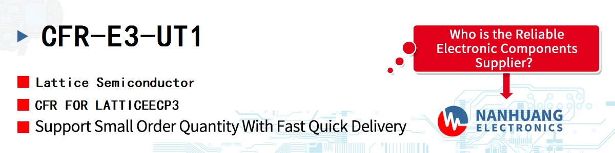 CFR-E3-UT1 Lattice CFR FOR LATTICEECP3