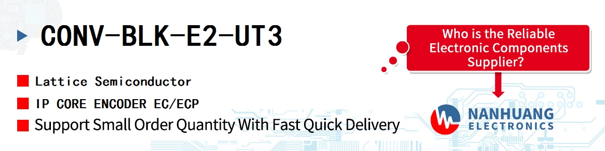 CONV-BLK-E2-UT3 Lattice IP CORE ENCODER EC/ECP