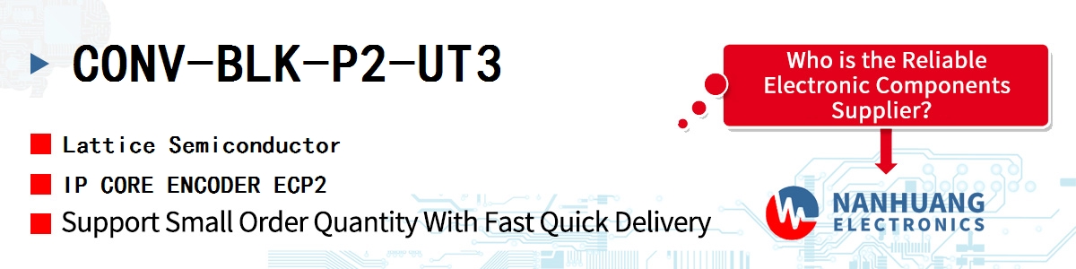 CONV-BLK-P2-UT3 Lattice IP CORE ENCODER ECP2