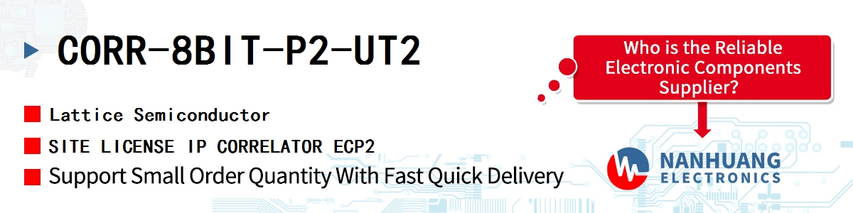 CORR-8BIT-P2-UT2 Lattice SITE LICENSE IP CORRELATOR ECP2