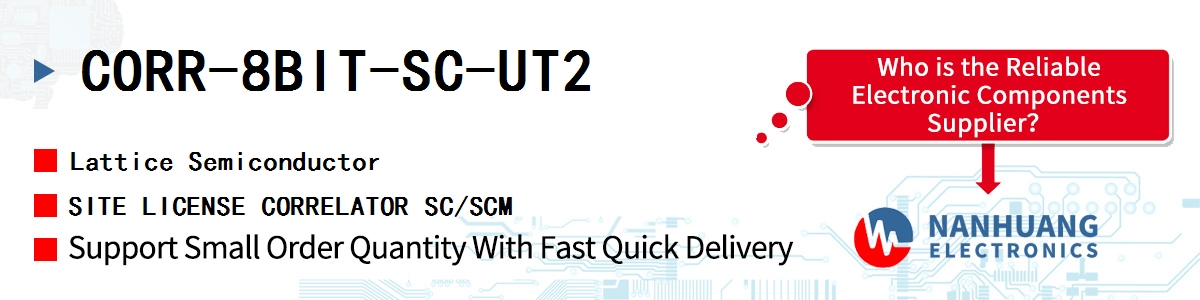 CORR-8BIT-SC-UT2 Lattice SITE LICENSE CORRELATOR SC/SCM