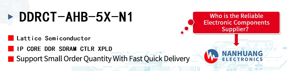 DDRCT-AHB-5X-N1 Lattice IP CORE DDR SDRAM CTLR XPLD