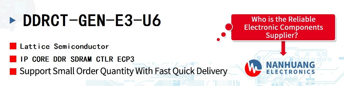 DDRCT-GEN-E3-U6 Lattice IP CORE DDR SDRAM CTLR ECP3