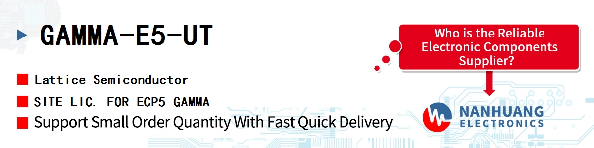 GAMMA-E5-UT Lattice SITE LIC. FOR ECP5 GAMMA