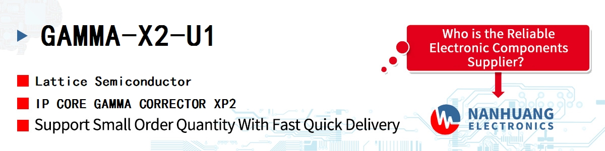 GAMMA-X2-U1 Lattice IP CORE GAMMA CORRECTOR XP2