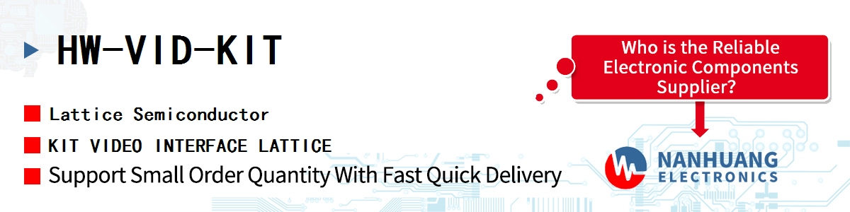 HW-VID-KIT Lattice KIT VIDEO INTERFACE LATTICE