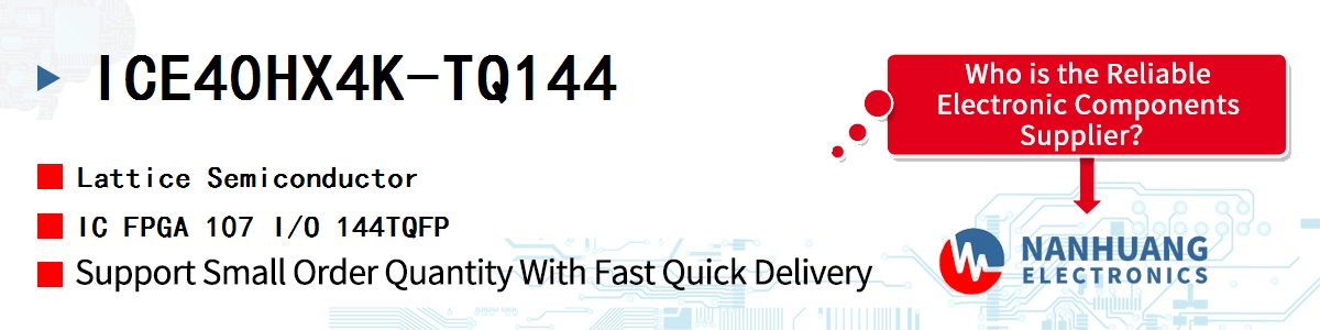 ICE40HX4K-TQ144 Lattice IC FPGA 107 I/O 144TQFP