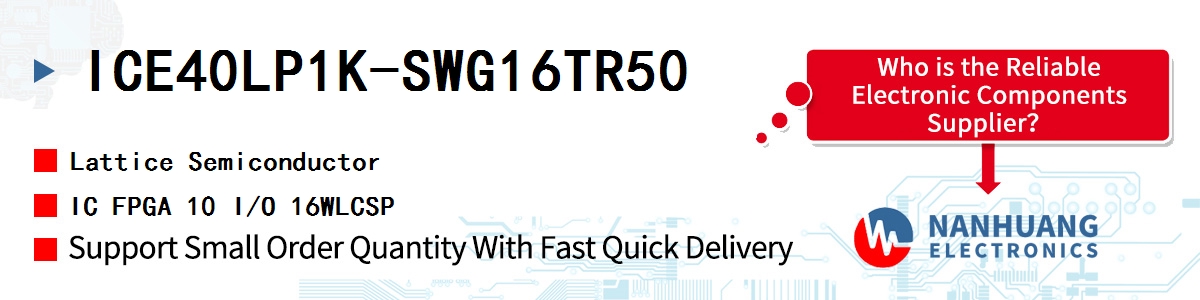 ICE40LP1K-SWG16TR50 Lattice IC FPGA 10 I/O 16WLCSP