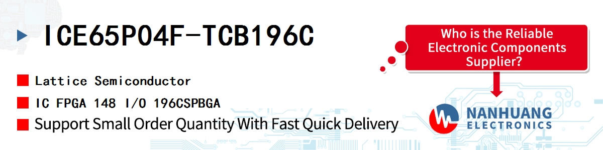 ICE65P04F-TCB196C Lattice IC FPGA 148 I/O 196CSPBGA