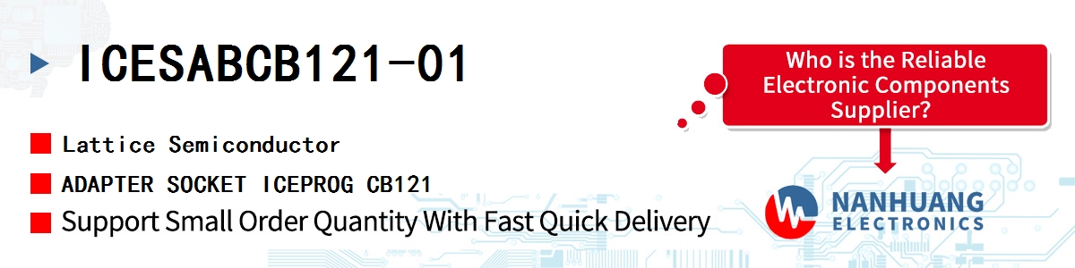 ICESABCB121-01 Lattice ADAPTER SOCKET ICEPROG CB121