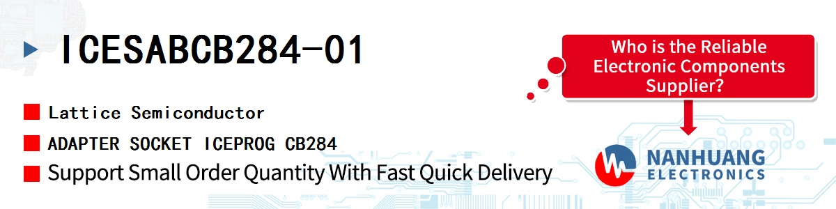 ICESABCB284-01 Lattice ADAPTER SOCKET ICEPROG CB284