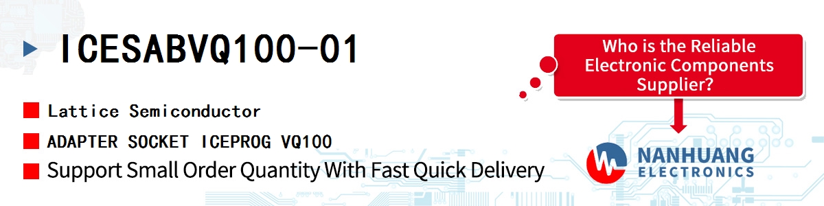 ICESABVQ100-01 Lattice ADAPTER SOCKET ICEPROG VQ100
