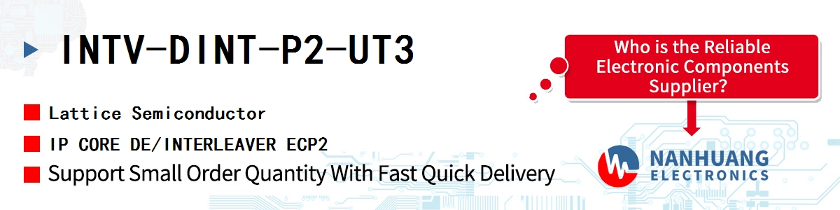 INTV-DINT-P2-UT3 Lattice IP CORE DE/INTERLEAVER ECP2