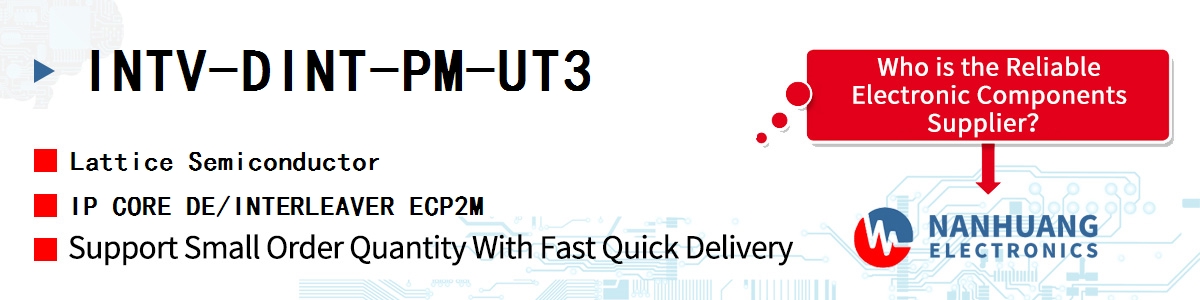 INTV-DINT-PM-UT3 Lattice IP CORE DE/INTERLEAVER ECP2M