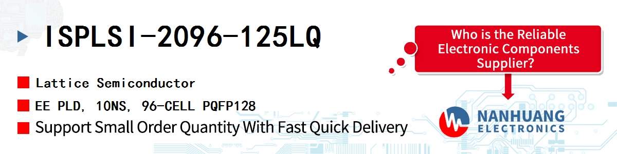 ISPLSI-2096-125LQ Lattice EE PLD, 10NS, 96-CELL PQFP128