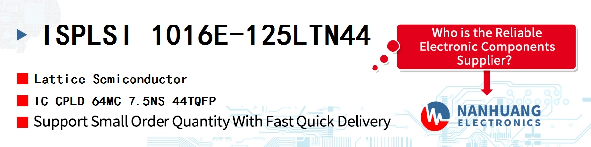 ISPLSI 1016E-125LTN44 Lattice IC CPLD 64MC 7.5NS 44TQFP