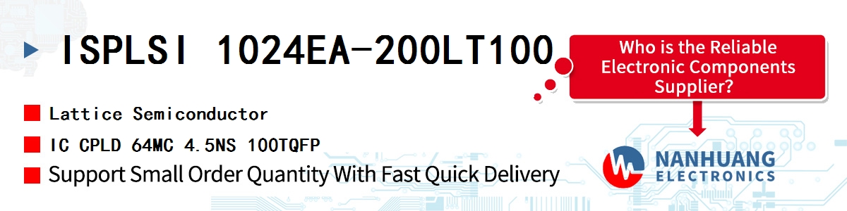 ISPLSI 1024EA-200LT100 Lattice IC CPLD 64MC 4.5NS 100TQFP