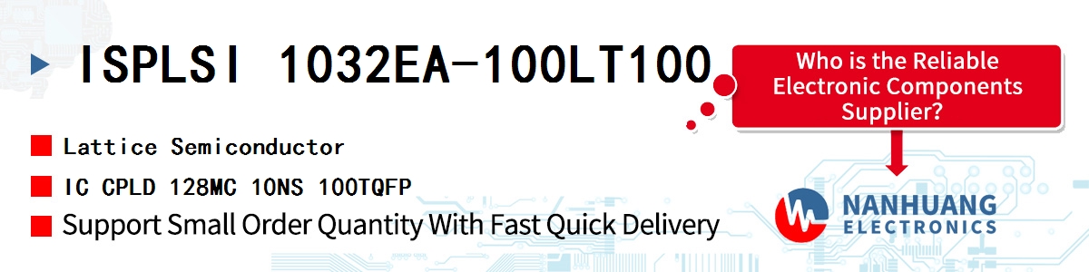 ISPLSI 1032EA-100LT100 Lattice IC CPLD 128MC 10NS 100TQFP