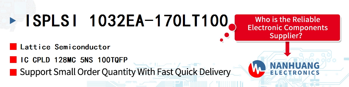 ISPLSI 1032EA-170LT100 Lattice IC CPLD 128MC 5NS 100TQFP