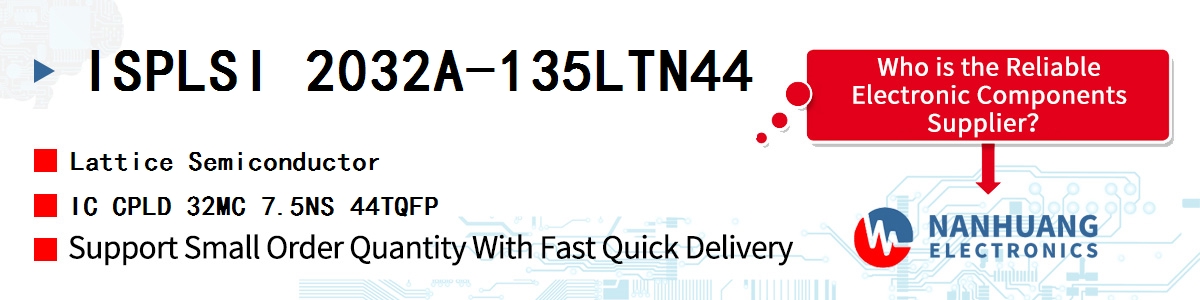 ISPLSI 2032A-135LTN44 Lattice IC CPLD 32MC 7.5NS 44TQFP