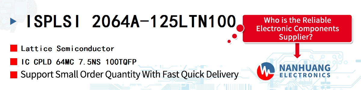 ISPLSI 2064A-125LTN100 Lattice IC CPLD 64MC 7.5NS 100TQFP