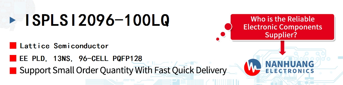 ISPLSI2096-100LQ Lattice EE PLD, 13NS, 96-CELL PQFP128