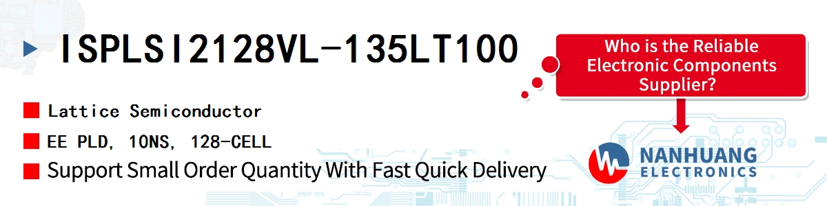 ISPLSI2128VL-135LT100 Lattice EE PLD, 10NS, 128-CELL