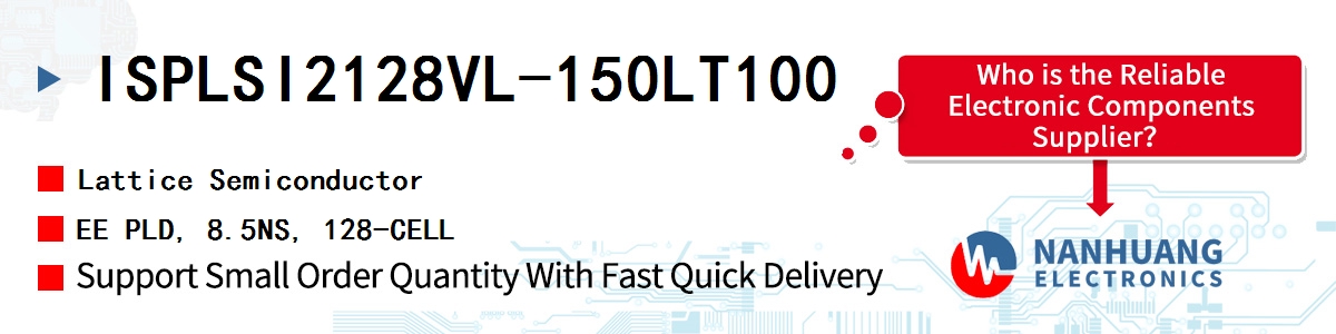 ISPLSI2128VL-150LT100 Lattice EE PLD, 8.5NS, 128-CELL