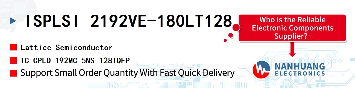 ISPLSI 2192VE-180LT128 Lattice IC CPLD 192MC 5NS 128TQFP