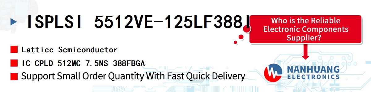 ISPLSI 5512VE-125LF388I Lattice IC CPLD 512MC 7.5NS 388FBGA