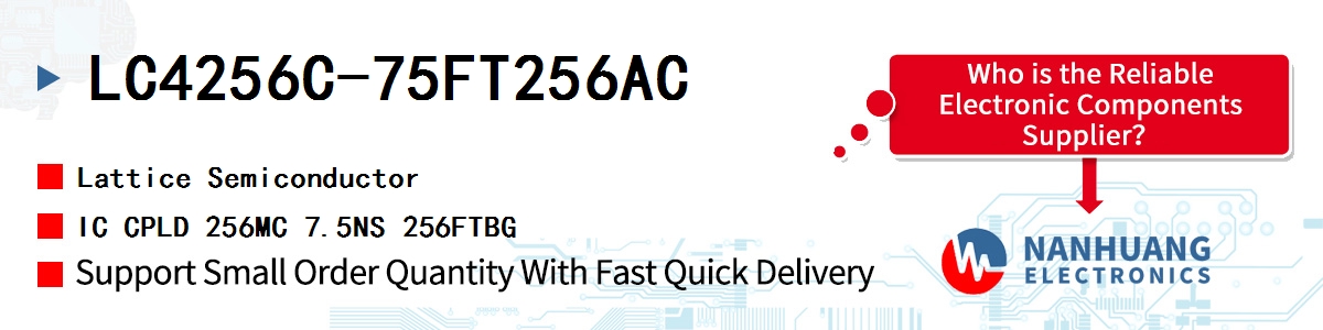 LC4256C-75FT256AC Lattice IC CPLD 256MC 7.5NS 256FTBG