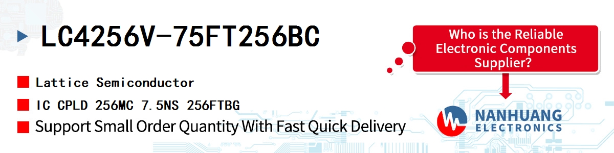 LC4256V-75FT256BC Lattice IC CPLD 256MC 7.5NS 256FTBG