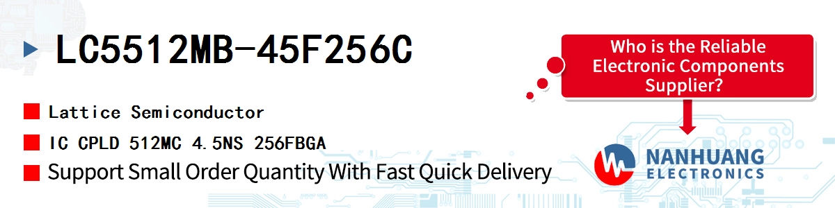 LC5512MB-45F256C Lattice IC CPLD 512MC 4.5NS 256FBGA