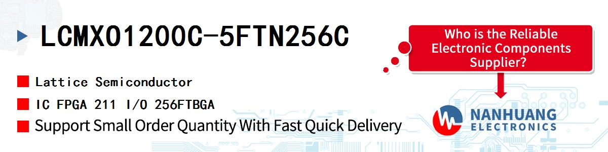 LCMXO1200C-5FTN256C Lattice IC FPGA 211 I/O 256FTBGA