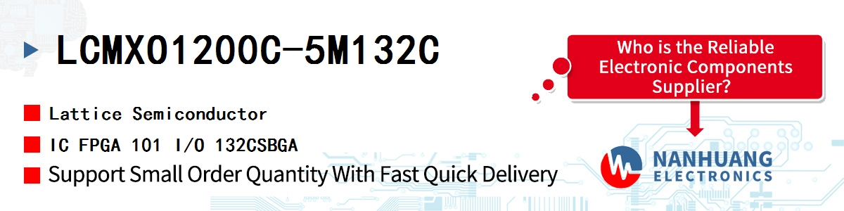 LCMXO1200C-5M132C Lattice IC FPGA 101 I/O 132CSBGA