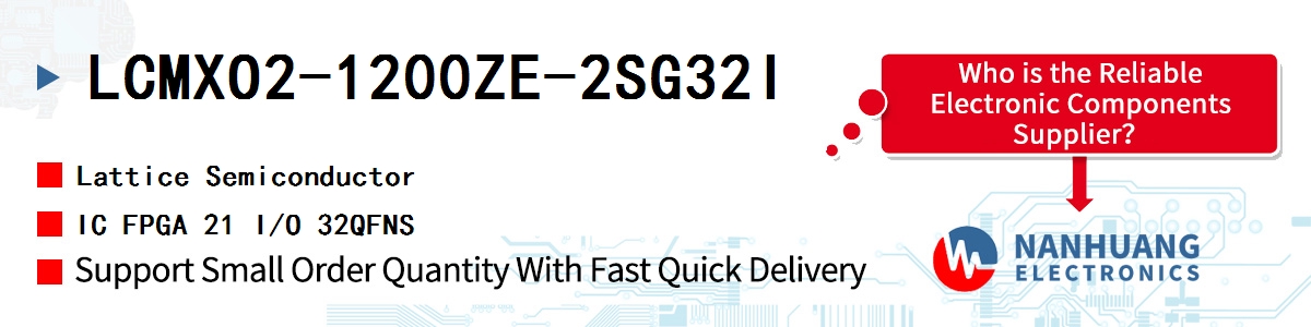 LCMXO2-1200ZE-2SG32I Lattice IC FPGA 21 I/O 32QFNS