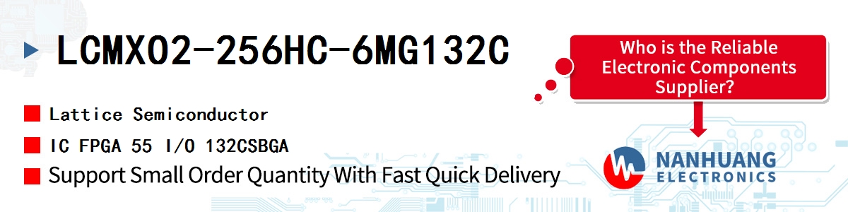 LCMXO2-256HC-6MG132C Lattice IC FPGA 55 I/O 132CSBGA