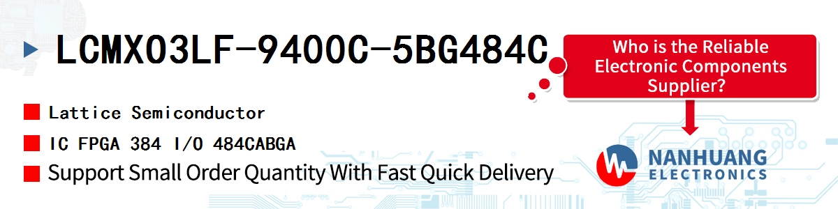 LCMXO3LF-9400C-5BG484C Lattice IC FPGA 384 I/O 484CABGA