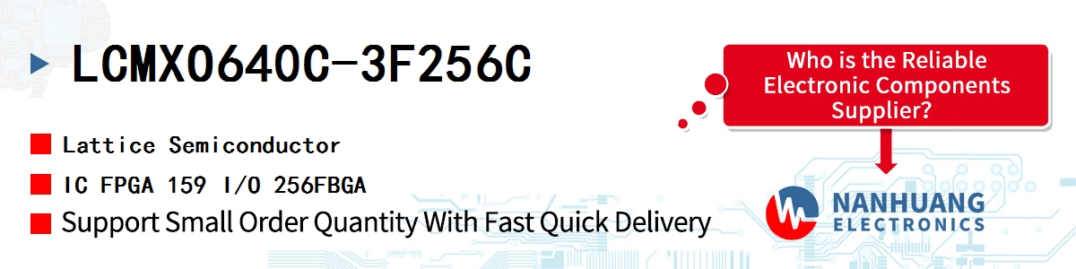 LCMXO640C-3F256C Lattice IC FPGA 159 I/O 256FBGA