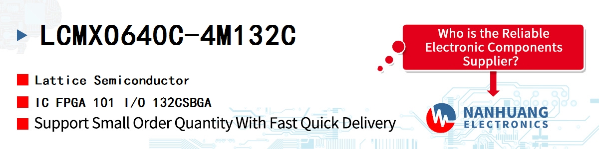 LCMXO640C-4M132C Lattice IC FPGA 101 I/O 132CSBGA