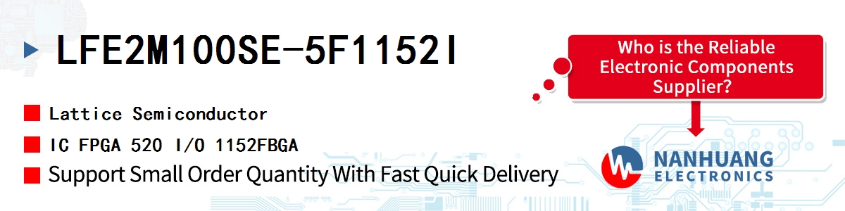 LFE2M100SE-5F1152I Lattice IC FPGA 520 I/O 1152FBGA