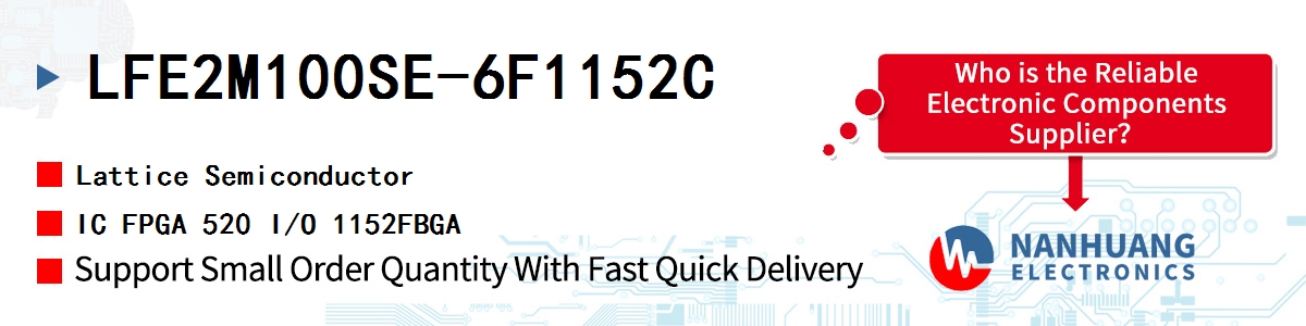 LFE2M100SE-6F1152C Lattice IC FPGA 520 I/O 1152FBGA