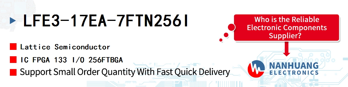 LFE3-17EA-7FTN256I Lattice IC FPGA 133 I/O 256FTBGA