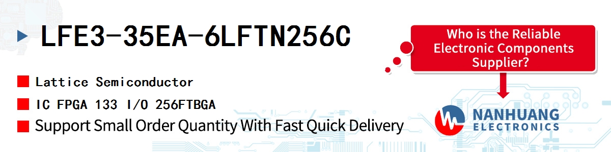 LFE3-35EA-6LFTN256C Lattice IC FPGA 133 I/O 256FTBGA