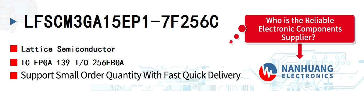 LFSCM3GA15EP1-7F256C Lattice IC FPGA 139 I/O 256FBGA