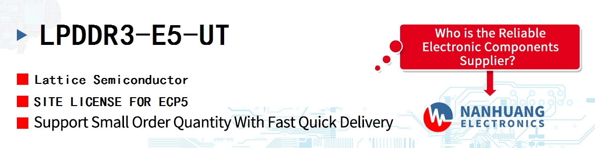 LPDDR3-E5-UT Lattice SITE LICENSE FOR ECP5