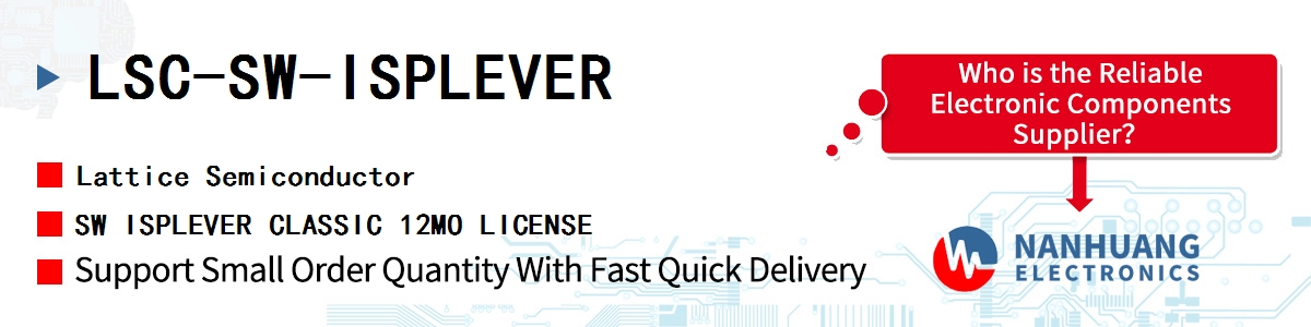 LSC-SW-ISPLEVER Lattice SW ISPLEVER CLASSIC 12MO LICENSE