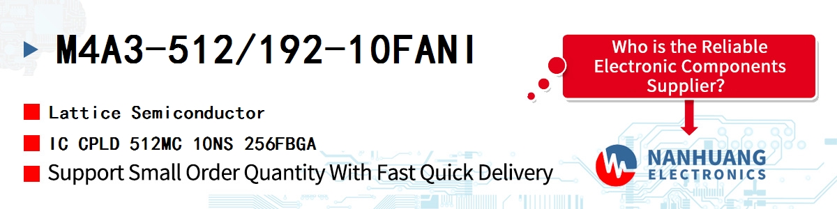 M4A3-512/192-10FANI Lattice IC CPLD 512MC 10NS 256FBGA