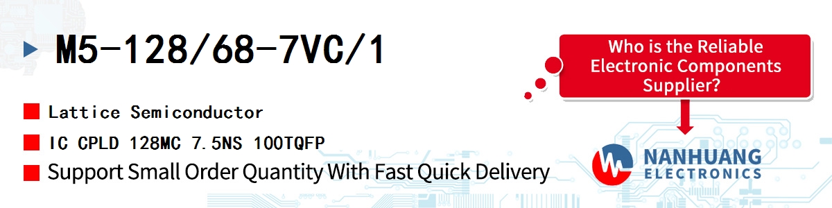 M5-128/68-7VC/1 Lattice IC CPLD 128MC 7.5NS 100TQFP